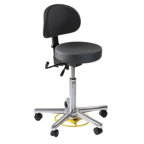 Stuhl auf Rollen - RiRest - Rini Medtech - sattelförmig / ergonomisch