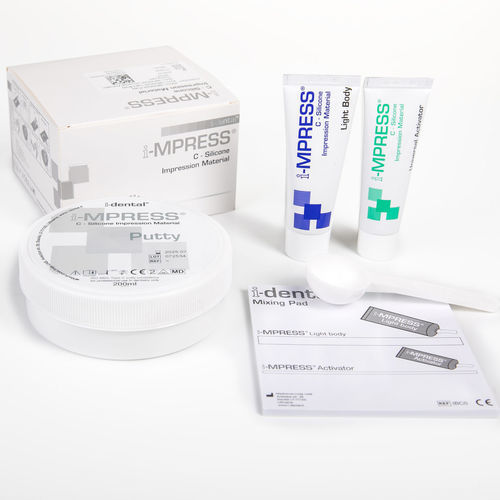 Dentalmaterial-Kit / Silikon - i-MPRESS - i-dental - orthodontisch / für Abdrucklöffel / zur Modellierung
