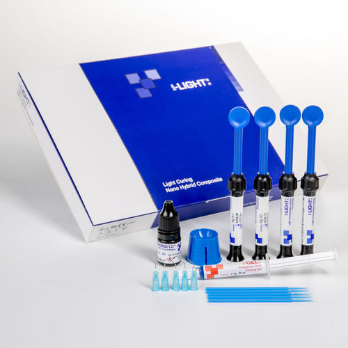 Zahnmedizinisches Material / Hybridkomposit - i-LIGHT N - i-dental - zur Dentalrestaurierung / photopolymerisierbar / röntgendicht