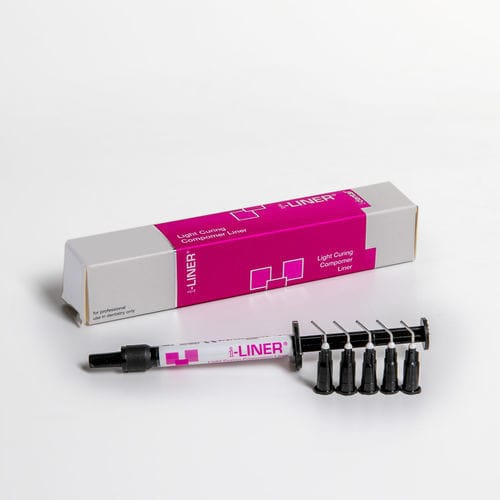 Zahnersatzkleber - i-LINER - i-dental - ionomerisches Glas / photopolymerisierbar