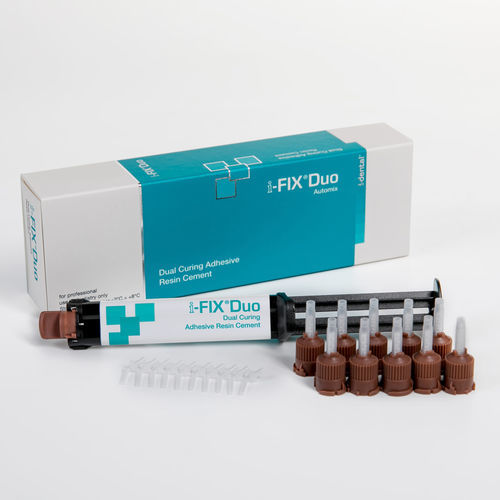 Dentalkleber für Dentalinlays - i-FIX Duo - i-dental - für Dentalonlays / für Dentalkronen / für Zahnbrücken