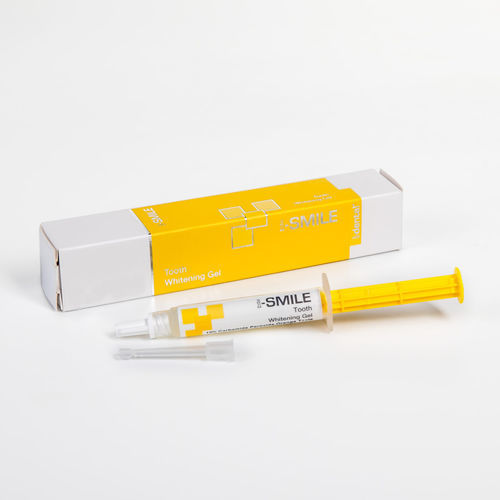 Zahnmedizinisches Material / Fluorid - i-SMILE - i-dental - Carbamidhyperoxyd / für Zahnaufhellung / Gel