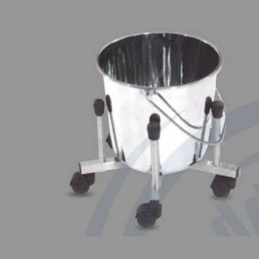 Schalenhalter zur Montage auf Rollwagen - D-F-82  - Daddy D Pro - Edelstahl