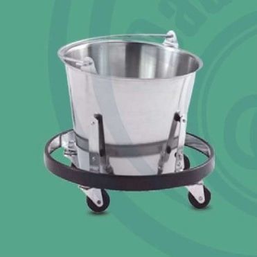 Schalenhalter zur Montage auf Rollwagen - D-F-83  - Daddy D Pro - Edelstahl