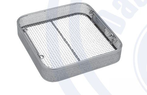 Sterilisationskorb für Instrumente - DDS-46 series - Daddy D Pro - perforiert / Edelstahl / vergittert