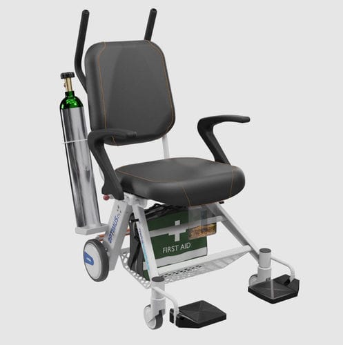 Patienten-Transportstuhl / für den Innenraum - MT 450 - Metahospitalar - für Außenbereich / auf Rollen / mit Armlehnen