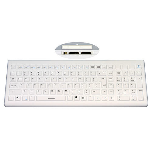 Tastatur mit Ziffernblock - JH-WKB550 - Jinghong Industrial - Silikon / waschbar / kabellos