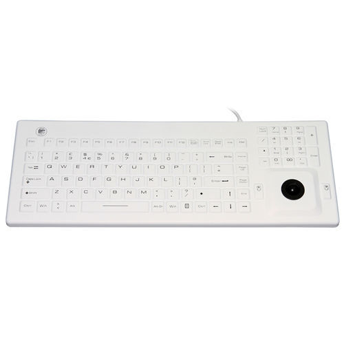 Tastatur mit Zeigegerät - JH-IKB800 - Jinghong Industrial - mit Ziffernblock / Silikon / waschbar