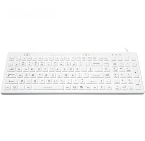 Wasserdichte medizinische Tastatur - JH-IKB106 - Jinghong Industrial - mit Ziffernblock / Silikon / waschbar