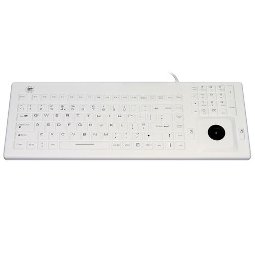 Tastatur mit Zeigegerät - JH-IKB800 - Jinghong Industrial - Silikon / waschbar / desinfizierbar