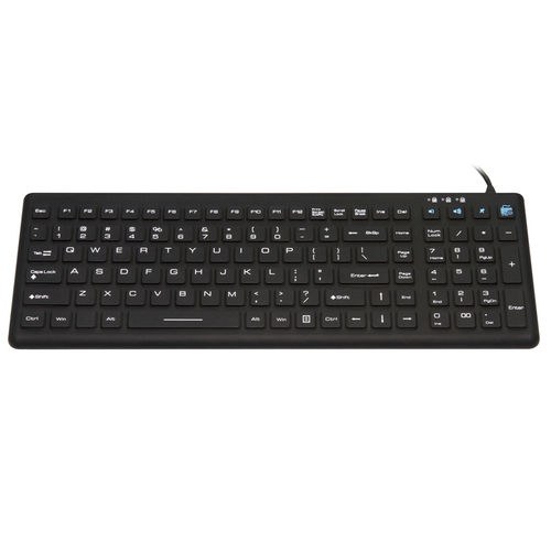 Antibakterielle medizinische Tastatur - JH-IKB260 - Jinghong Industrial - mit Ziffernblock / Silikon / Silikongummi