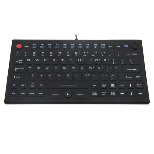 Tastatur mit Zeigegerät - JH-IKB850 - Jinghong Industrial - mit Ziffernblock / Silikon / waschbar