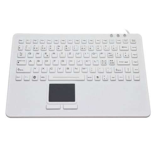 Medizinische Tastatur / Touchpad - JH-IN87KB - Jinghong Industrial - Silikon / waschbar / desinfizierbar