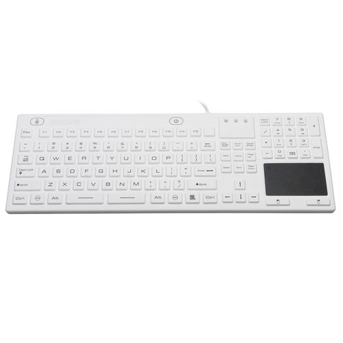 Medizinische Tastatur / Touchpad - JH-IKB110 - Jinghong Industrial - Silikon / USB / wasserdicht