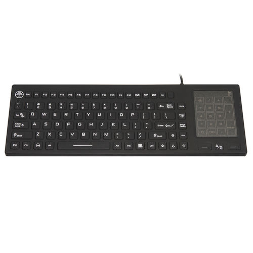 Medizinische Tastatur / Touchpad - JH-IKB700 - Jinghong Industrial - Silikon / USB / wasserdicht