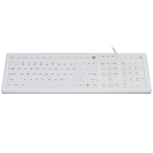 Medizinische Tastatur / mit Ziffernblock - JH-IKB310 - Jinghong Industrial - Silikon / wasserdicht / hermetisch