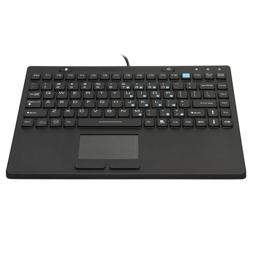 Tastatur mit Zeigegerät - JH-IN86KB - Jinghong Industrial - Silikon / waschbar / desinfizierbar
