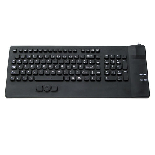 Tastatur mit Zeigegerät - JH-IKB108 - Jinghong Industrial - Silikon / waschbar / desinfizierbar