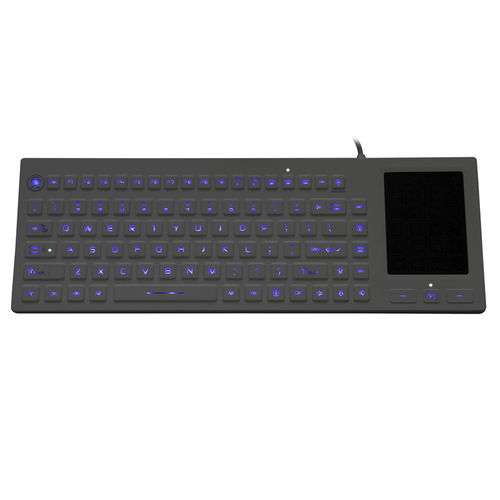 Touchpad-Tastatur - JH-IKB700BL - Jinghong Industrial - Silikon / wasserdicht / Hygiene