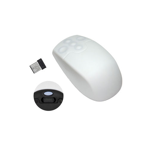 Medizinische Maus / Laser - JH-036 - Jinghong Industrial - USB / mit Scrollrad / Silikon