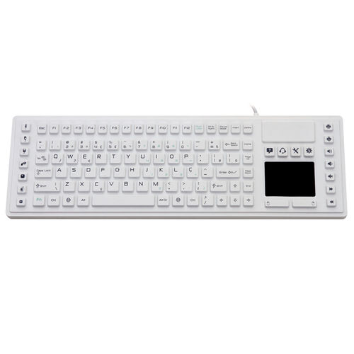 Medizinische Tastatur / Touchpad - JH-IKB180 - Jinghong Industrial - Silikon / USB / wasserdicht