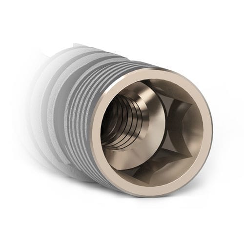 Konisches Zahnimplantat - Advance XS  - Kinetical SRL - Titan / inneres Sechseck / gerade