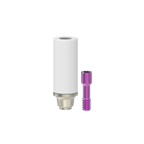 Implantat-Abutment / Kobaltchrom - 001251 - Kinetical SRL - ausbrennbar / mit Innenverbindung / gerade