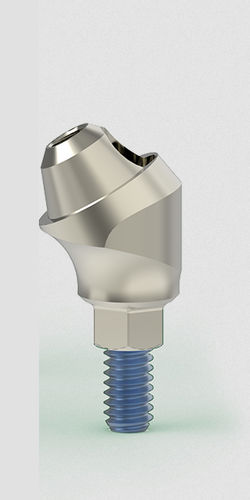 Implantat-Abutment / Titan - 0012 series - Kinetical SRL - mit Innenverbindung / Schrauben / multi-unit, gewinkelt