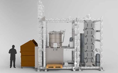 Abfallaufbereitungssystem für Gefahrstoffe - Converter® H1000 - OMPECO SRL - für die Pharmaindustrie / medizinisch / automatisch