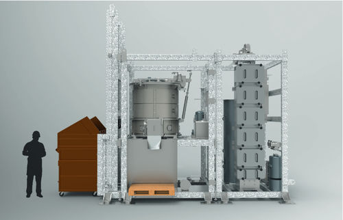 Medizinisches Abfallaufbereitungssystem - Converter® H2000 - OMPECO SRL - für Gefahrstoffe / für die Pharmaindustrie / automatisch