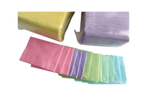 Medizinischer Latz / zum Einmalgebrauch - Debo.Ltd - für Erwachsene / blau / grün
