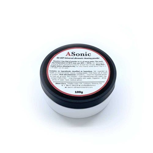 Puder-Reinigungsmittel - AS-UCP-100 - Asonic - für chirurgische Instrumente / für Glas / für Edelstahl