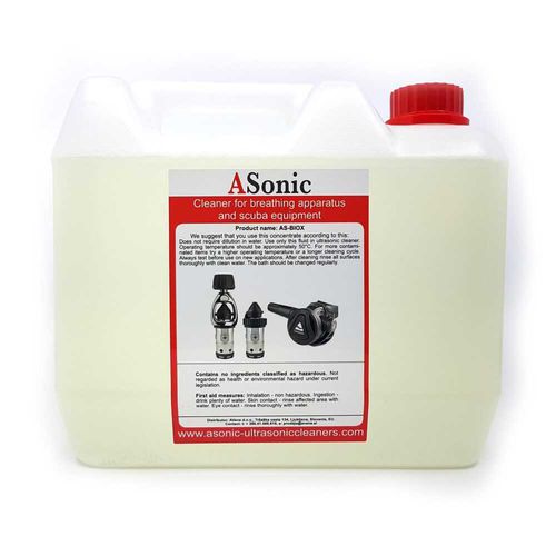Flüssiges Reinigungsmittel - AS-BIOX-5 - Asonic - 5000 mL / für medizinische Geräte / flammenabweisend