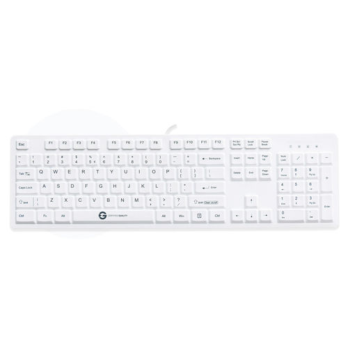 Medizinische Tastatur / mit Ziffernblock - PROTECT KSI-U10100 - GETT Asia Ltd. - USB