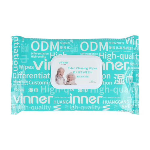 Feuchte Reinigungstücher / für Körperhygiene - Vinner Care - 50er-Packung