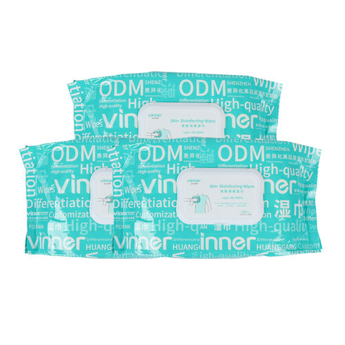 Desinfektionstücher für Körperhygiene - Vinner Care - 100er-Packung