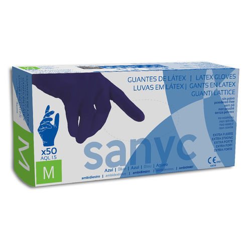 Latexhandschuh - 390 - Sanicen - medizinisch / puderfrei / unsteril