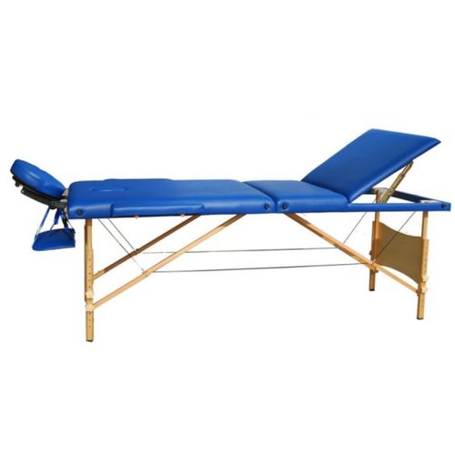 Hydraulische Massageliege - 500146 - Pharmapiù srl - mit höhenverstellbarer Rückenlehne / mit Kopfstütze / mit Armstütze