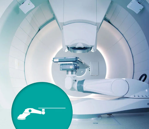 Roboterarm zur Patientenpositionierung - ORION - BizLink elocab GmbH - für Strahlentherapie / mit Gelenk