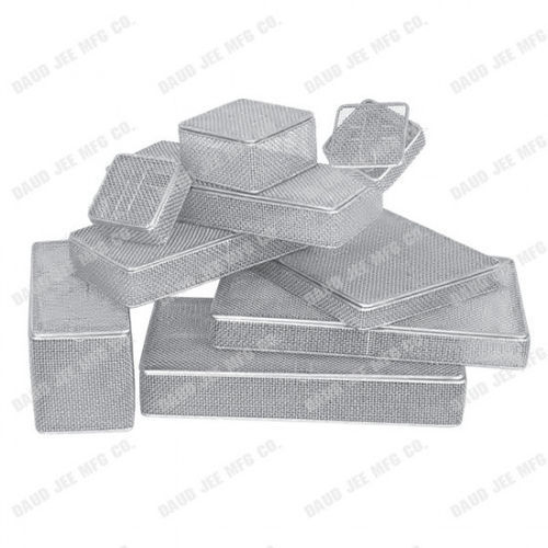 Sterilisationskorb für Instrumente - DJ-4344RL - DAUD JEE MFG. CO - perforiert / Edelstahl / vergittert