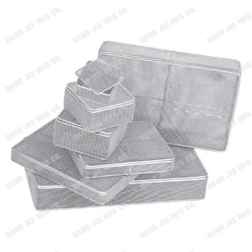 Sterilisationskorb für Instrumente - DJ-4344MMRL - DAUD JEE MFG. CO - perforiert / Edelstahl / vergittert