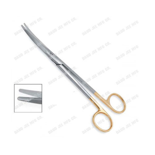 Chirurgie-Schere - DJE-1124 - DAUD JEE MFG. CO - für Humanmedizin / Wolframcarbid / gebogen