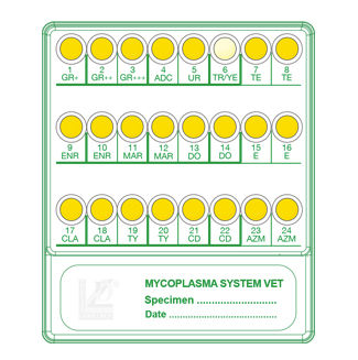 Testkit für Infektionskrankheiten - 72593 - Liofilchem S.r.l. - für antibiotischen Anfälligkeitstest / für Veterinärmedizin / Mycoplasma