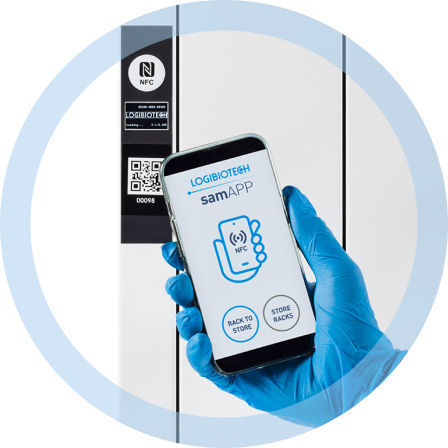 Android-Applikation / Management - samAPP - LOGIBIOTECH SRL - für Transport / für Histologielabor / Android