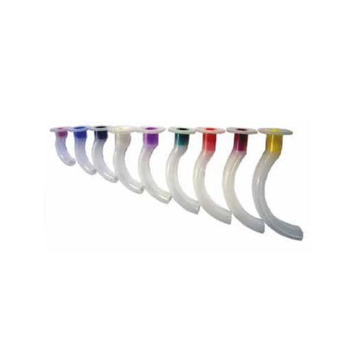 Kanüle für Tracheotomie - 11.00.11 - QUIROSA, S.A - Guedel / gebogen / PVC