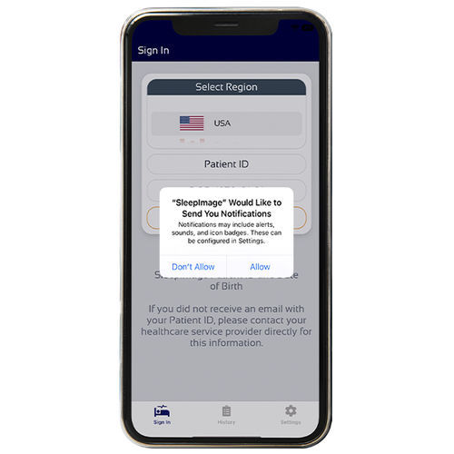Mobile Applikation / Aufzeichnung - SleepImage - medizinisch / iOS / Android
