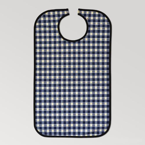 Wiederverwendbarer Medizinischer Latz - Textiles Rumbo - für Erwachsene / blau / gelb