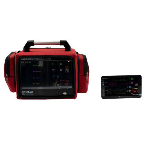 Tragbarer Patientenmonitor - ST/164 - SIM-MOD - Nacht / EKG / SpO2