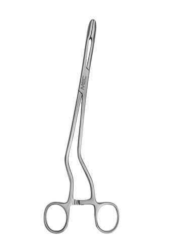 Chirurgische Klemme - MODERN SURGICAL CORPORATION - zum Greifen / scharfkantig / gerade