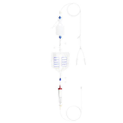 Bluttransfusionsset - 21996 - Primed Halberstadt Medizintechnik GmbH - mit Filter zur Vorbeugung von Partikel-Kontaminationen / mit Tropfkammer